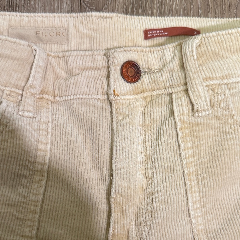 Anthropologie Pilcro The Icon Flare Corduroy Pants Size: 28 - Picture 8 of 14